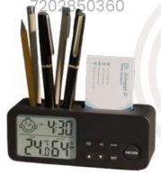 Clocky Stand for Office Table and Executive Desk Decor, Stylish Time Display Gift Item for Corporate Gifting and Everyday Workspace Convenience